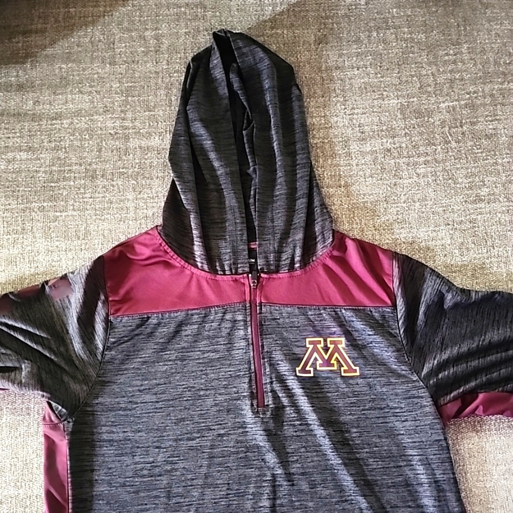 Colosseum Minnesota Gophers 3/4 Zip Neck Top